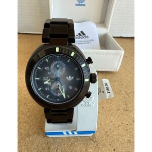 VTG ADIDAS Wrist Watch ADH1393 Black *NEEDS BATTERY*